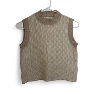 Rachel Zoe Tan Sleeveless Knit Top